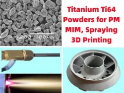 AMTmetalTech Top Quality World Lowest Price HDH Titanium CPTi & Ti64 Powders for Thermal or Cold Spraying, 3D Printing, PM/MIM Sintering