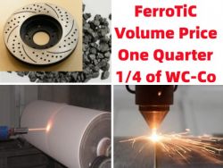 FerroTiC Titanium Carbide Steel Cemented Hardmetal Powders for Thermal Spraying Brake Disc at Volume Price 1 Quarter of WC-10Co-4Cr