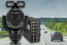 barox Ethernet-PoE-Switche für DIN-Schienen versorgen die Bosch MIC IP 7100i Kamera mit Strom