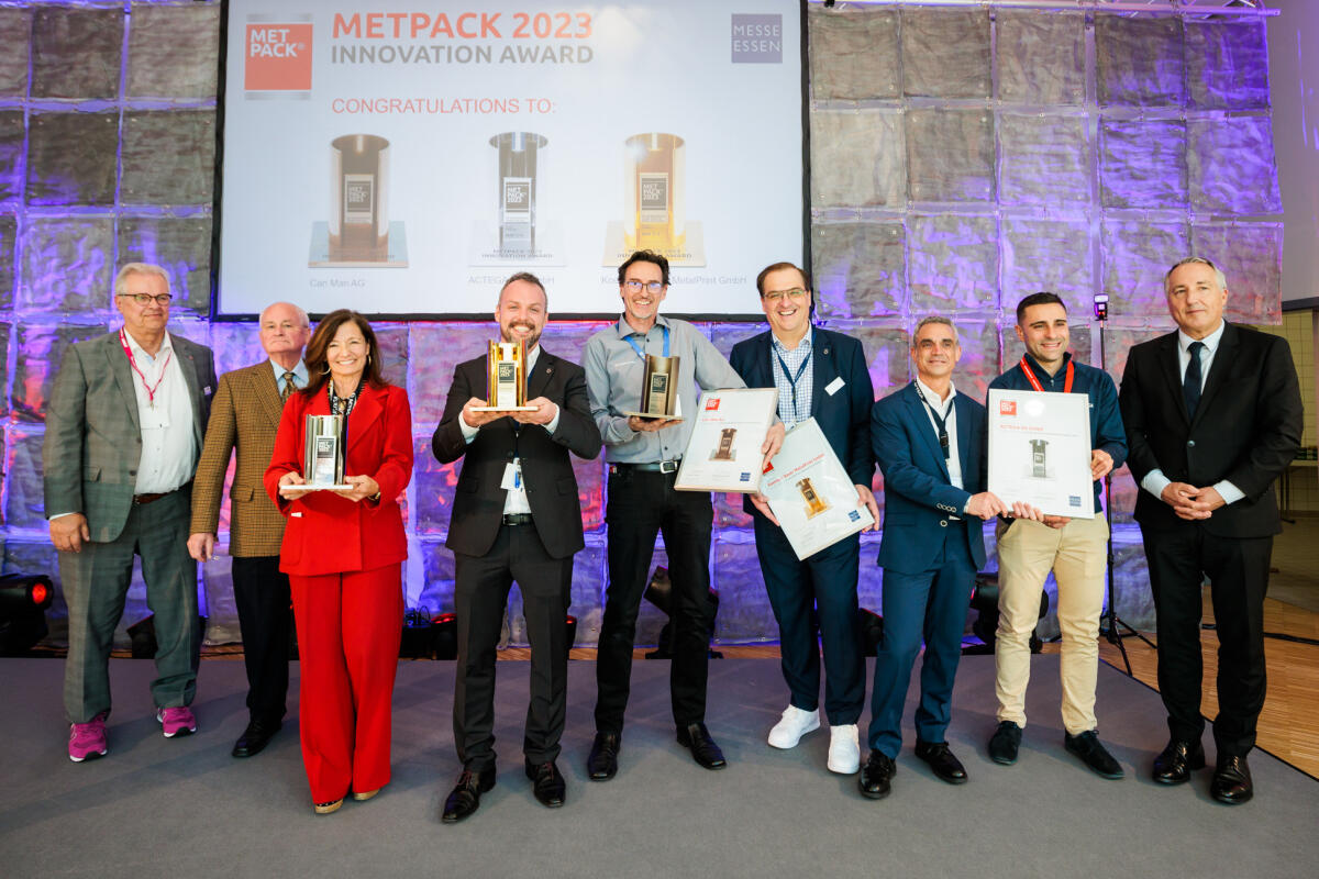 Koenig & Bauer MetalPrint gewinnt den METPACK Innovation in Gold