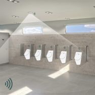 Smarte Urinalspülung mit innovativem Raumsensor