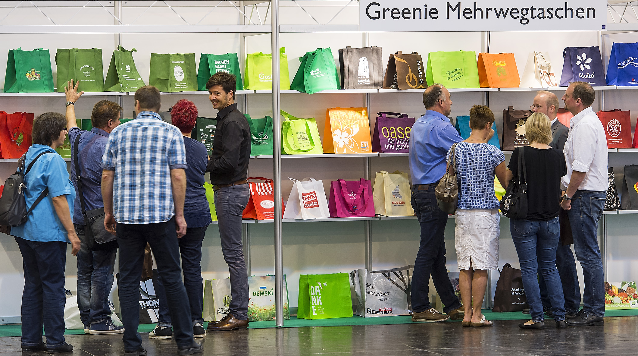 Auf der MARKT MOBIL präsentiert Greenie nachhaltige Mehrwegtaschen